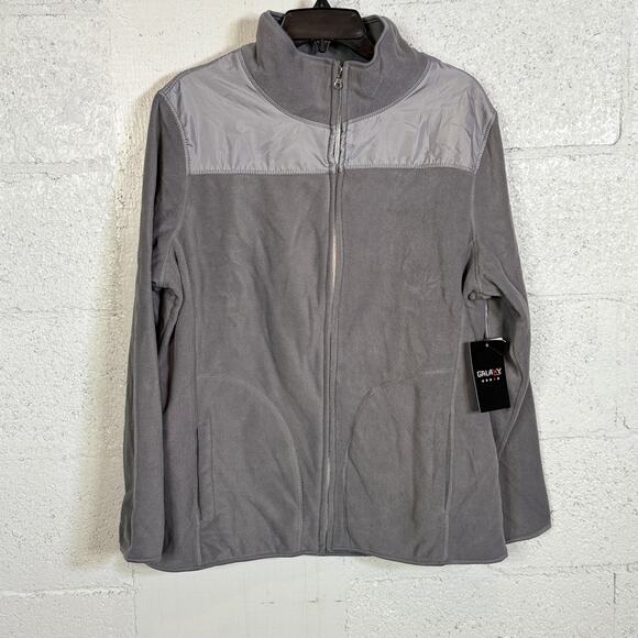 Galaxy by Harvic Women's Polar Fleece Jacket  Grey XXL - Picture 1 of 7